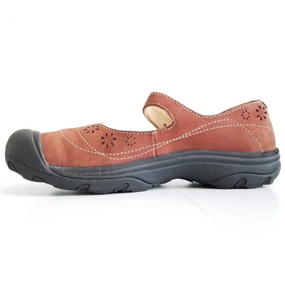 KEEN Calistoga Brown Leather Mary Jane Str - Picture 3 of 12